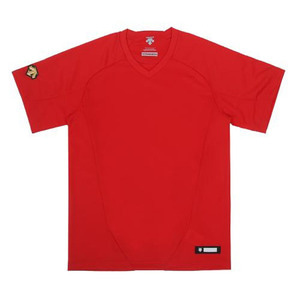 데상트 베이스볼 주니어 반팔 티셔츠 Y0111WTS28 RED K005