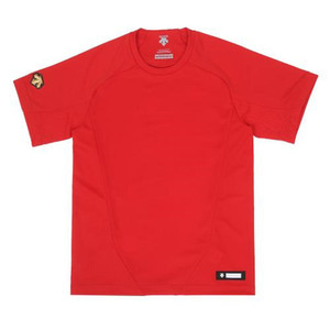 데상트 베이스볼 주니어 반팔 티셔츠 Y0111WTS27 RED K005